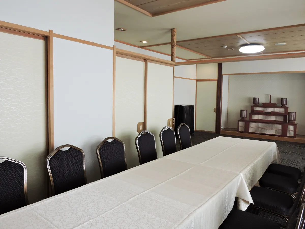 桐原安楽院の通夜室