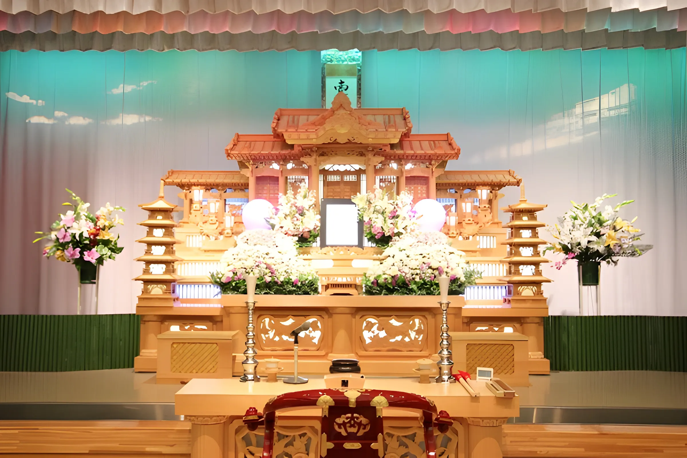 須高安楽院の式場